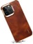 Iphone 12/12 Pro Telefon Kılıfı Için Mumsu Dokulu Elektraplatma Kılıfı Orijinal Inek Deri+Pu Deri+Pc Telefon Kapak-Kahverengi (Yurt Dışından) 3
