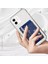 Işıltılı Şeffaf Kart Tutucusu Kalınlaşmış Tpu Kapak Telefon Kasası Için iPhone 12/12 Pro-Şeffaf Siyah Siyah (Yurt Dışından) 3