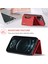 Kickstand Tasarım Manyetik Tri Katlı Cüzdan iPhone 12 Pro Max Için Deri Telefon Kılıfı Kabuğu (Yurt Dışından) 2