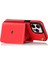 Iphone 12/12 Pro Pu Deri +Tpu Telefon Kılıf Kart Yuvaları Kısa +Uzun Kayışlar Kırmızısı ile Kickstand Cover (Yurt Dışından) 3