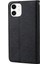 Pu Deri Oto -Emilen Folio Kapağı iPhone 12 Pro/iphone 12 Için Kart Yuvalı Kapak - Siyah (Yurt Dışından) 2