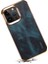 Iphone 12/12 Pro Telefon Kılıfı Için Mumsu Dokulu Elektraplatma Kılıfı Orijinal Inek Deri+Pu Deri+Pc Telefon Kapak Mavisi (Yurt Dışından) 3