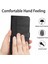 Iphone 12/12 Için Pro Telefon Vaka Iş Stili Telefon Kılıf Anti-Giyim Anti Cowhide Doku Pu Deri Folio Flip Telefon Cüzdanı Kapak Stand Telefon Kabuk Black (Yurt Dışından) 2