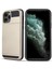 Iphone 12 Pro/iphone 12 Için Kart Tutucu Kabuğuyla Pc + Tpu - Altın (Yurt Dışından) 1
