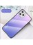 Gradyan Renk Temsilli Cam + Pc + Tpu Kabuğu Iphone 12 Pro / 12 - Pembe / Mor (Yurt Dışından) 2