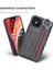 Iphone 12 Pro/iphone 12 Için Shouhushen Kumaş Kaplamalı Pc Tpu Kılıfı - Gri (Yurt Dışından) 3