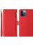 Iphone 12 Pro Max Zipper Cep Tasarımı Için Litchi Doku Telefon Kılıfı, Pu Deri Deri Şok Geçirmez Flip Kapak Cüzdanı Strap-Red ile (Yurt Dışından) 2