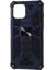 Manyetik Metal Sac Pc ile iPhone 12 Pro Max 6.7 Inç Için Tpu Kapağı - Mavi (Yurt Dışından) 2