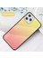 Gradyan Renk Temsilli Cam + Pc + Tpu Kabuğu Iphone 12 Pro / 12 - Sarı / Pembe (Yurt Dışından) 2