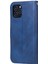 Fermuar Cep Deri Koruyucu Cüzdan Stand Kapağı Iphone 12 Pro/12 - Mavi (Yurt Dışından) 3