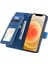 Iphone 12/12 Pro Telefon Kılıfı Için Folio Flip Pu Deri Stand Kapağı Birden Fazla Kart Yuvası ve Nakit Cep Mavisi ile Basılı Cep Telefonu Kasası (Yurt Dışından) 2