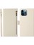 Iphone 12 Pro Max Zipper Cep Tasarımı Için Litchi Doku Telefon Kılıfı, Pu Deri Deri Şok Geçirmez Flip Kapak Cüzdanı Strap-White (Yurt Dışından) 1