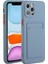 Yumuşak Tpu Telefon Kılıfı Iphone 12 Pro Max Için Kart Yuvası ile Iyi Korunmuş Kapak - Blue (Yurt Dışından) 1
