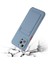 Yumuşak Tpu Telefon Kılıfı Iphone 12 Pro Max Için Kart Yuvası ile Iyi Korunmuş Kapak - Blue (Yurt Dışından) 3