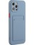 Yumuşak Tpu Telefon Kılıfı Iphone 12 Pro Max Için Kart Yuvası ile Iyi Korunmuş Kapak - Blue (Yurt Dışından) 4