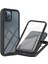 Iphone 12 Pro Max Pc+Tpu Hibrid Kapak Black Için Pet Screen Koruyucu ile Tam Kapsama Koruma Kılıfı (Yurt Dışından) 1