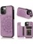 Iphone 12/12 Pro Pu Deri+Tpu Hibrid Kickstand Cep Telefonu Vaka-Mor (Yurt Dışından) 1