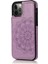 Iphone 12/12 Pro Pu Deri+Tpu Hibrid Kickstand Cep Telefonu Vaka-Mor (Yurt Dışından) 2