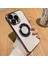 Iphone 12 Pro Yükseltilmiş Çerçeve Elektrapan Telefon Kapağı Manyetik Şarj Telefon Kılıfı Kabuk-Dark Mor (Yurt Dışından) 1