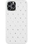 Iphone 12 Pro Phone Case Için Koruyucu Kılıf Bump Dövüşü Dekor Dekor Rhanmus Doku Pu Deri+Tpu Telefon Kapağı Geri Kabuk-Beyaz (Yurt Dışından) 1