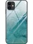 Mermer Cilt Temperli Cam Arka + Tpu Kabuğu Için iPhone 12 Pro Max 6.7 Inç - Yeşil Okyanus (Yurt Dışından) 1