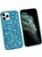 IPhone 12 Pro Max 6.7 Inç Için Işıltılı Payetler Kaplama Tpu Çerçevesi + Pc Hibrit Kabuk Kasası - Mavi (Yurt Dışından) 3