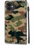 Iphone 12/12 Pro Telefon Kılıfı Şık Baskı Tasarımı Tasarım Anti -Collision Deri Deri Stand Telefon Kılıfı Kullanışlı Kayış -Kamuflaj (Yurt Dışından) 4