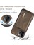 Seri Deri Deri Manyetik Üç Katlı Cüzdan Telefon Kılıfı Iphone 12/12 Pro-Coffee Için Kickstand ile (Yurt Dışından) 4