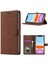 Iphone 12/12 Pro Deri Cüzdan Stand Kapağı - Brown (Yurt Dışından) 1