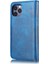 Iphone 12 Pro Max Telefon Kılıfı Çıkarılabilir 2'si 1 Arada Çizgi Anti Deri Deri Cüzdan Kabuğu+Pc Arka Kabuk Mavisi (Yurt Dışından) 2