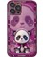 Iphone 12 Pro Telefon Kılıfı Için Gölge Panda Desen Temizli Cam Tpu Çerçeve Koruma Telefon Kapağı Lens Film Mahsul Kırmızı (Yurt Dışından) 1