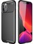 IPhone 12 Pro Max 6.7 Inç Için Dayanıklı Karbon Fiber Doku Tpu Telefon Kabuğu - Siyah (Yurt Dışından) 1