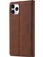 Iphone 12/12 Pro Deri Cüzdan Stand Kapağı - Brown (Yurt Dışından) 2