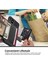 Iphone 12 Pro Max Telefon Kılıfı Kickstand Deri Kaplamalı Tpu Kart Tutucu ile [dahili Manyetik Sayfa] -Black (Yurt Dışından) 4