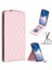 Iphone 12/12 Için Telefon Kılıfı Pro Baskılı Deri Dikey Flip Kartı Tutucu Stand Kapak Pembe (Yurt Dışından) 4