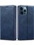 Iphone 12/12 Için Pro Rfıd Engelleme Telefon Kılıfı Pu Deri+Tpu Cüzdan Stand Folio Flip Cover-Blue (Yurt Dışından) 1