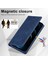 Iphone 12/12 Için Pro Rfıd Engelleme Telefon Kılıfı Pu Deri+Tpu Cüzdan Stand Folio Flip Cover-Blue (Yurt Dışından) 4