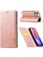 Iphone 12 Pro Max Için Otomatik Emilmiş Cüzdan Deri Mobil Kapak - Gül Altın (Yurt Dışından) 1