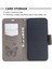Iphone 12 Pro/12 Için Cüzdan Deri Stand Kılıfı ile Kelebek Düzeni - Gri (Yurt Dışından) 3