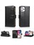 Iphone 12 Pro Max Telefon Kılıfı Için Çılgın At Deri Kaplamalı Tpu Cüzdan Telefon Stand 9 Kart Yuvası Kickstand Shell -Black (Yurt Dışından) 1