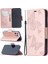 Iphone 12 Pro/12 Için Cüzdan Deri Stand Kılıfı ile Kelebek Plans - Gül Altın (Yurt Dışından) 1