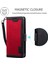 Iphone 12 Pro/iphone 12 Için Vintage Ekleme Tarzı Kapak Standı Deri Flip Kabuk - Kırmızı (Yurt Dışından) 4