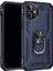 Anti -Drop Pc + Tpu Hibrit Cep Telefonu Kapağı Iphone 12/12 Pro - Blue Için Ring Kickstand ile (Yurt Dışından) 1