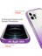 Iphone 12/12 Pro-Mor Için Iyi Korunmuş 2'si Gradyan Renk Tasarımı Pc+Tpu Telefon Kılıfı-Mor (Yurt Dışından) 2