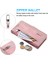 Fermuar Cep 9 Kart Yuvaları Deri Cüzdan Kılıfı Iphone 12 Pro/iphone 12 - Gül Altın (Yurt Dışından) 4