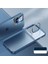 Iphone 12 Pro Max Için Gizli Kickstand ile Yeni Stil Mat Plastik+Tpu Kenar Telefon Kılıfı - Blue (Yurt Dışından) 1