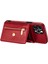 Iphone 12 Pro Max Kickstand Tasarım Cüzdanı Iyi Korumalı Pu Deri+Tpu Cep Telefon Kılıfı Long Lanyard-Red ile (Yurt Dışından) 4
