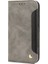 Iphone 12/12 Pro Telefon Kılıfı Cilt Duygu Deri Deri Ekleme Telefon Cüzdan Stand Kılıfı Donanım Dekoru -Grey (Yurt Dışından) 2