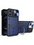 Iphone 12 Pro Max Slide Kamera Kapağı Geri Kılıf Ücretsiz Döndürme Kickstand Pc+Tpu Telefon Kapak-Blue (Yurt Dışından) 1