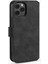 Iphone 12 Pro/12 Için Deri Cüzdan Kabuğu - Siyah (Yurt Dışından) 4